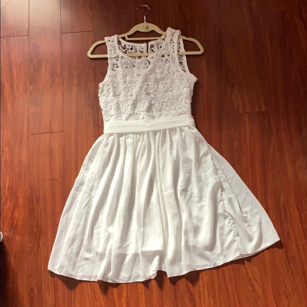 White dress